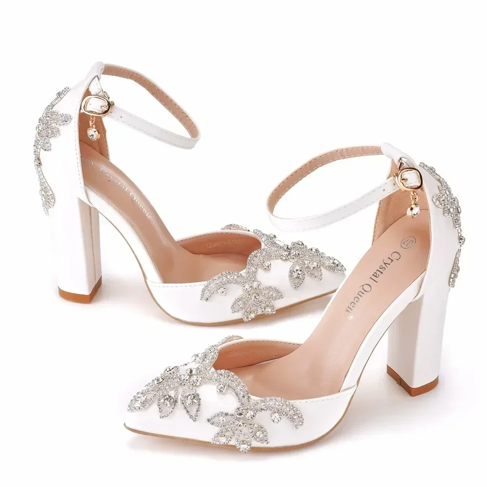 Wedding Shop - 2026 Thick Heel Pointed Toe Shoes
