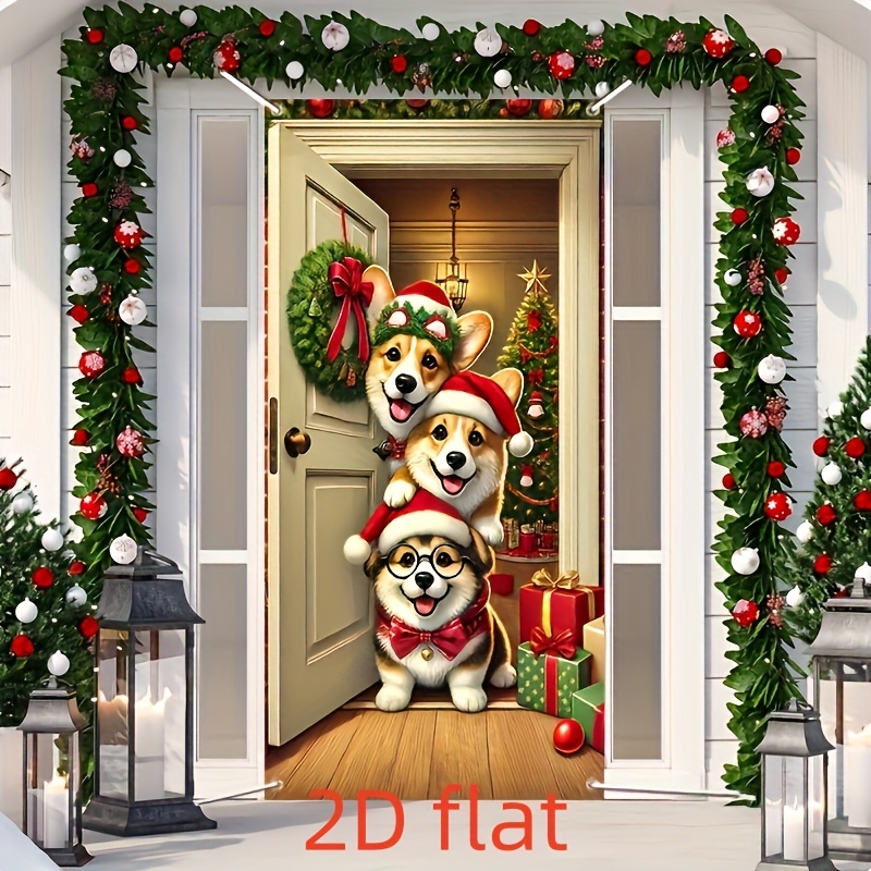 Wedding Day Supply List - 1pc 2D plane door panel corgi