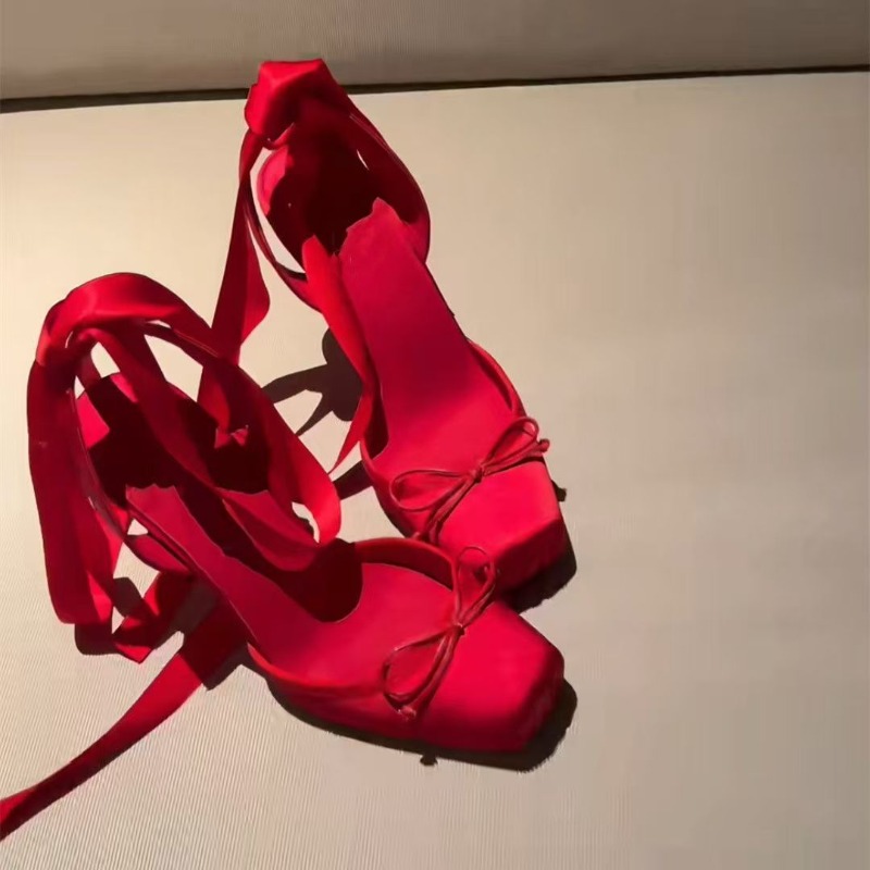 Red High-heeled Shoes, Women's - Wedding Shop review and price