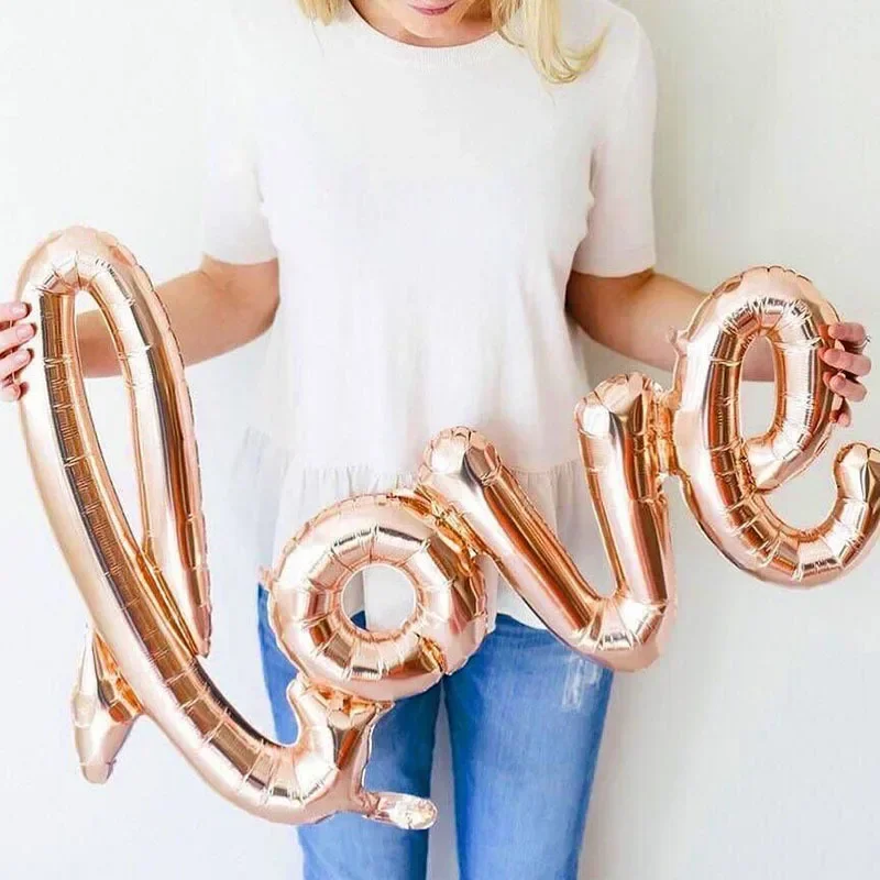 1pc Small Love Letter Foil Bal - Wedding Qq review and price