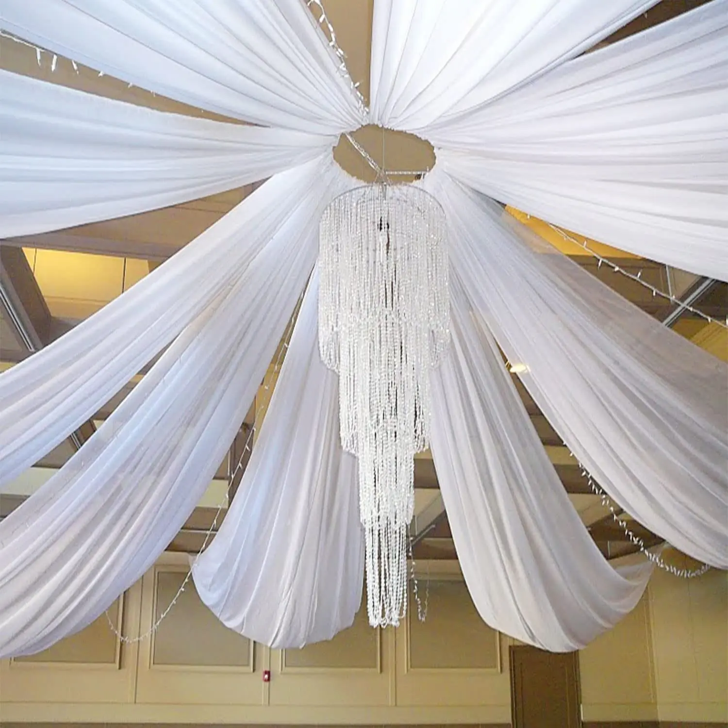 White Wedding Dress Ceiling Dr - Wedding Ceremony Supply review and price