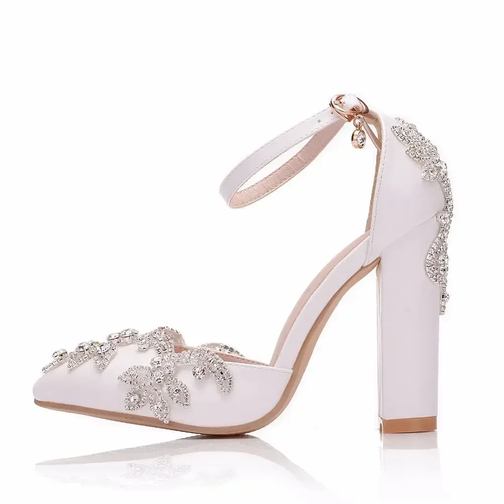 2026 Thick Heel Pointed Toe Sh - Wedding Shop review and price