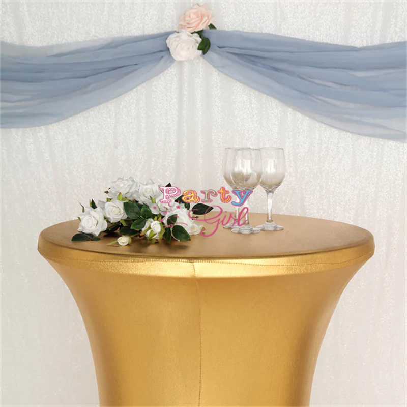 Hot Sale Metallic Spandex Tabl - Wedding Qq review and price