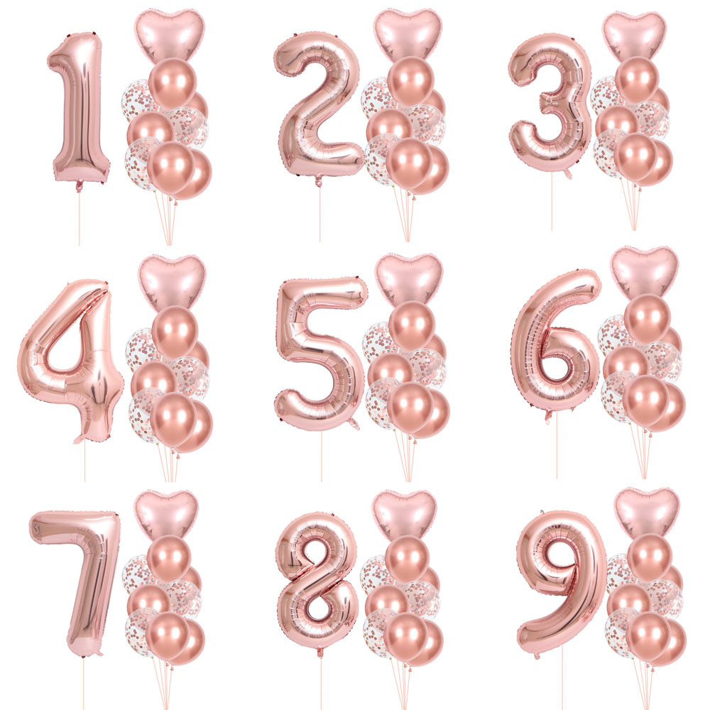 40 Inch 0-9 Rose Gold Number B - Wedding Ceremony Supply review and price