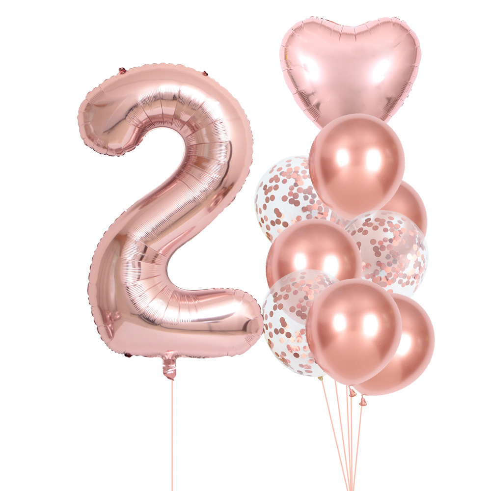 40 Inch 0-9 Rose Gold Number B - Wedding Ceremony Supply review and price