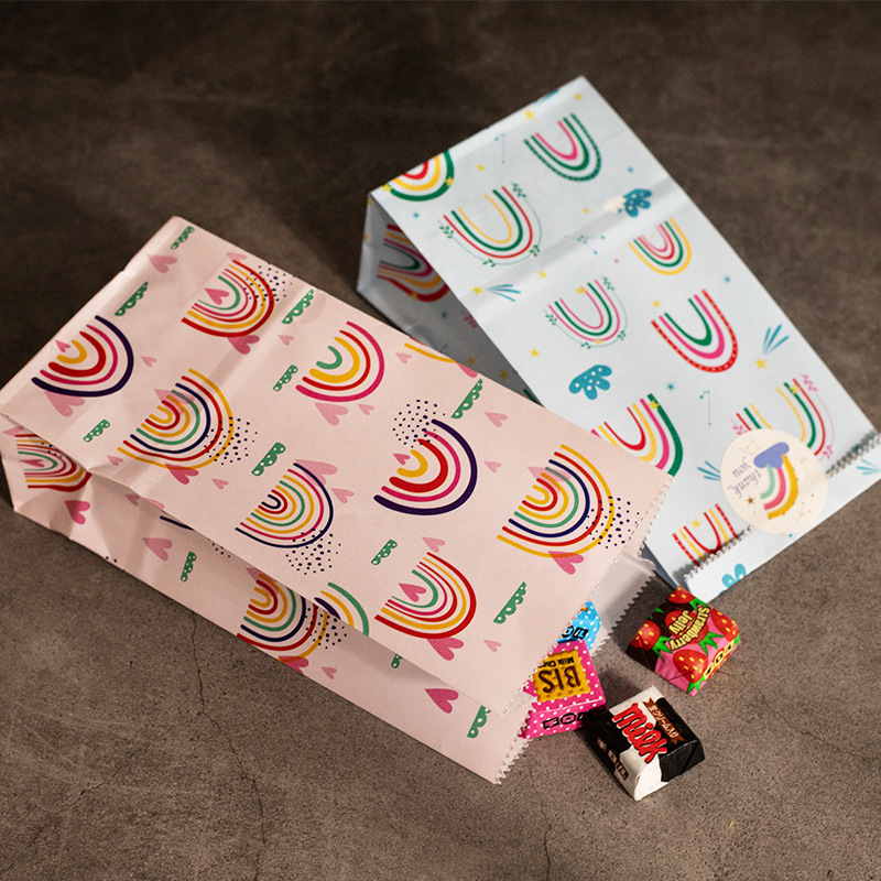 Small Paper Bags Rainbow Print - Wedding Event Supply review and price