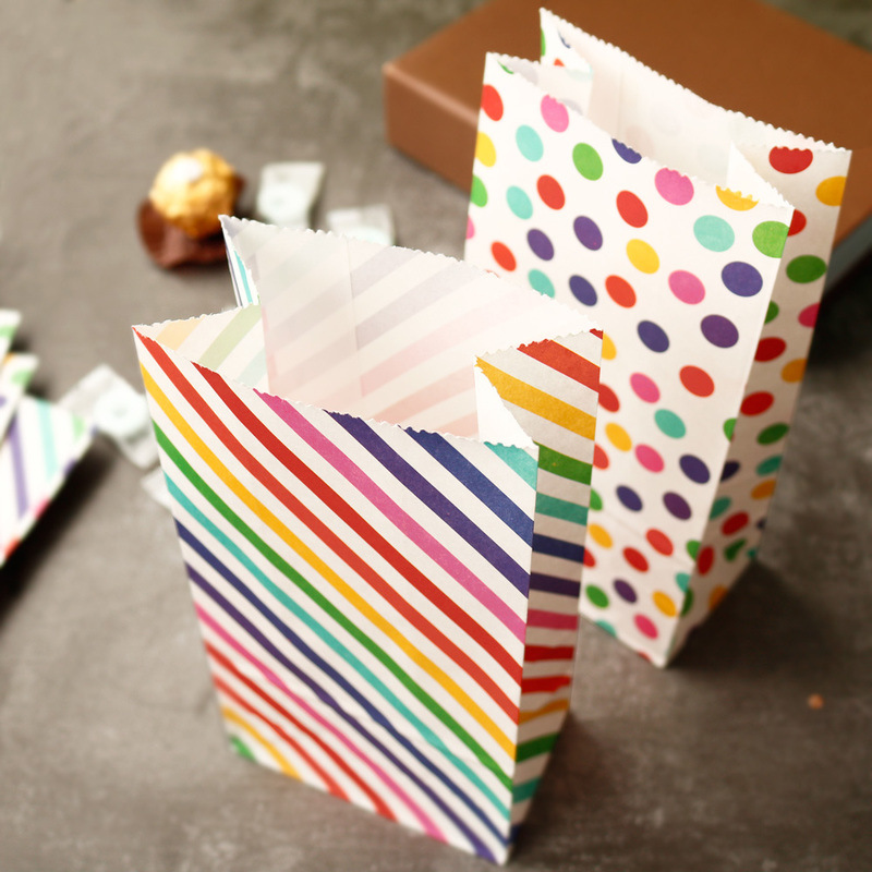 Small Paper Bags Rainbow Print - Wedding Event Supply review and price