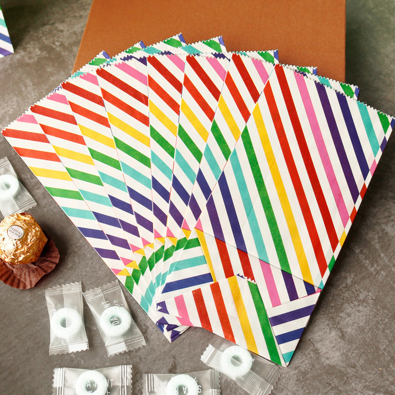 Small Paper Bags Rainbow Print - Wedding Event Supply review and price