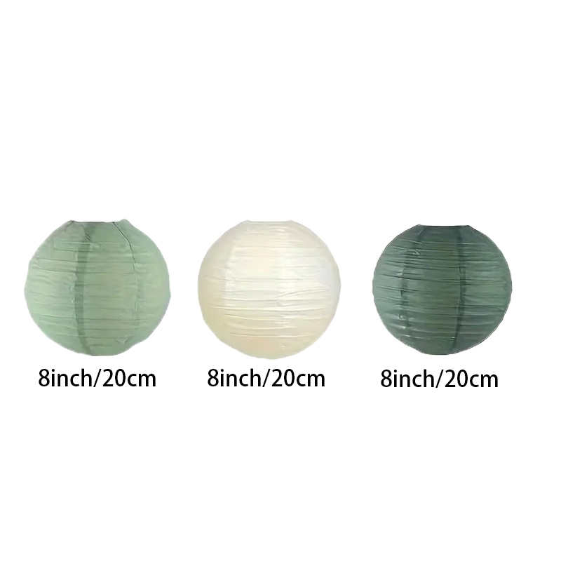 3Pcs Round Hanging Sage Green  - Wedding Event Supply review and price
