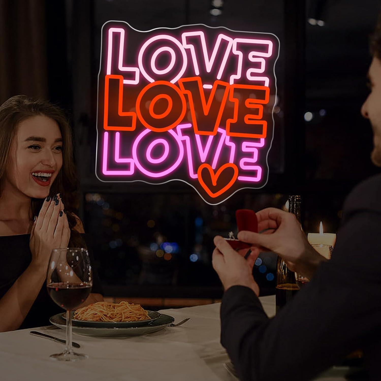 Love Neon Sign USB Dimmable LE - Wedding Shop review and price