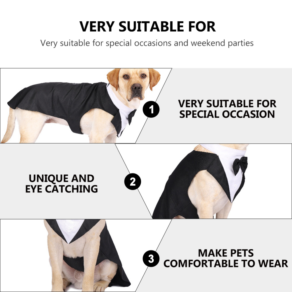 Pet Dog Clothes Fashion Party  - Suitsupply Wedding Tuxedo review and price