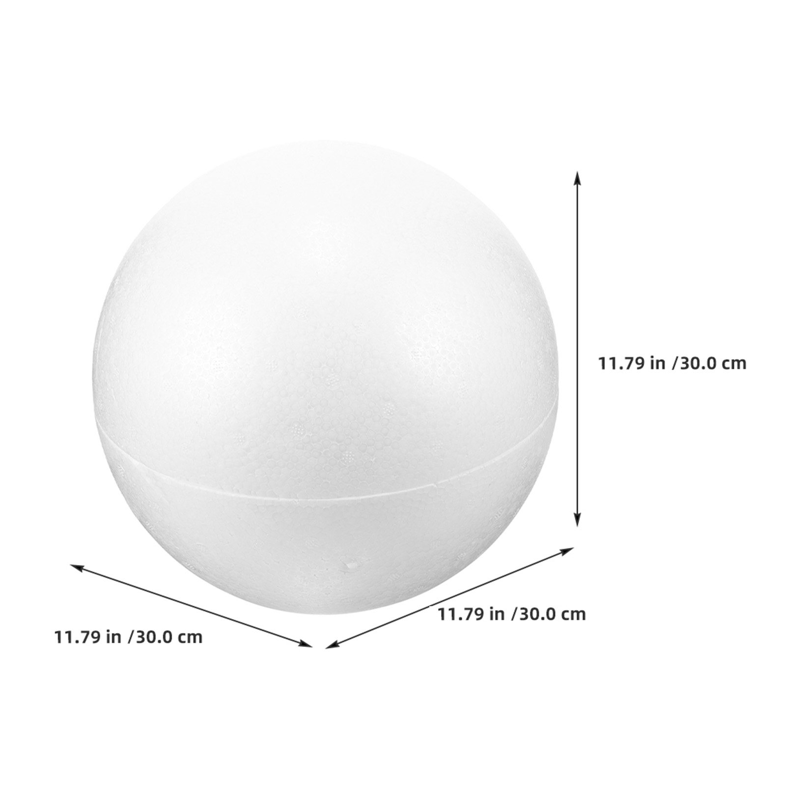 Large White Foam Ball Round Cr - Wedding Event Supply review and price