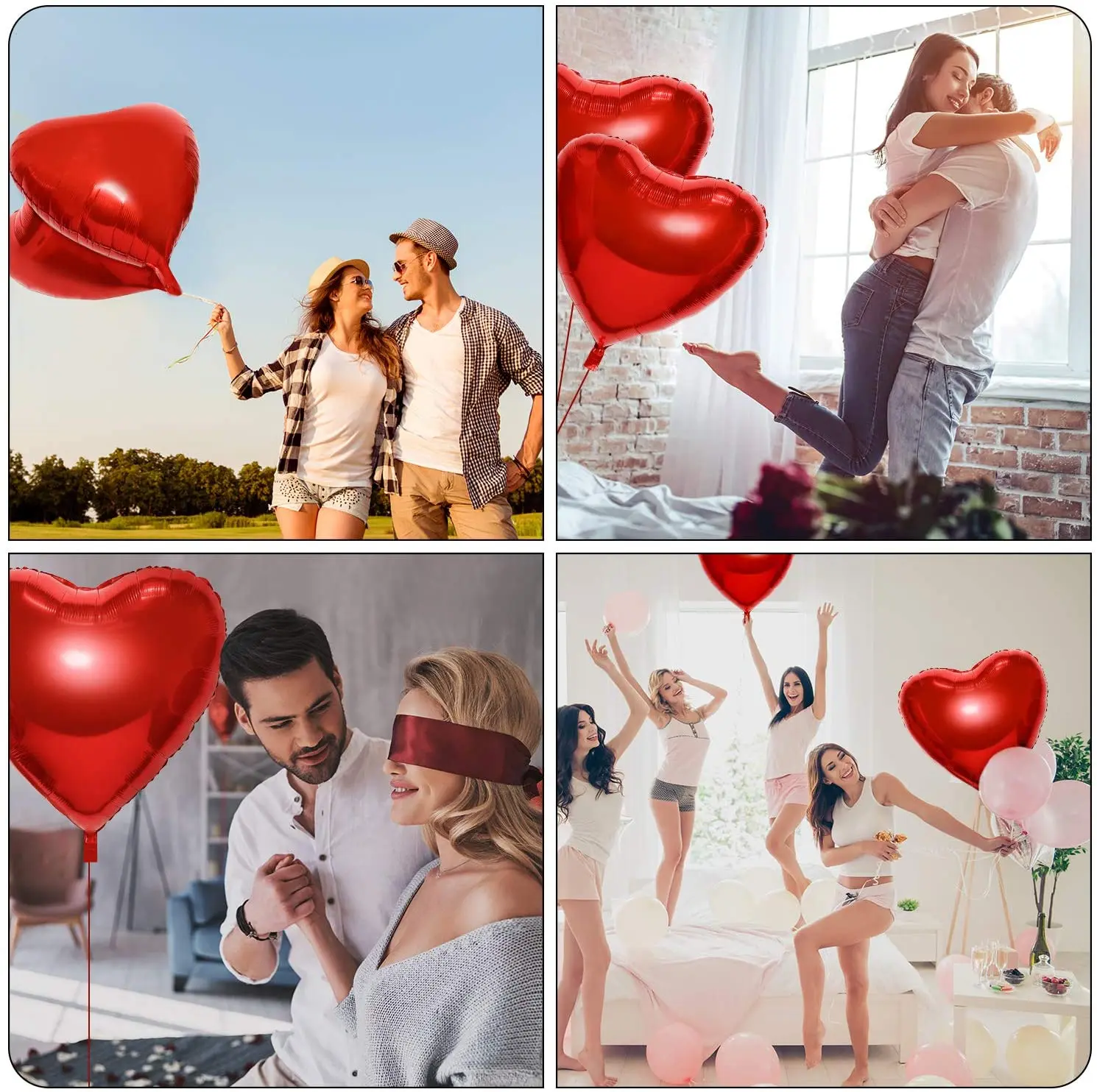 1/2pcs 36 inches Heart balloon - Wedding Qq review and price