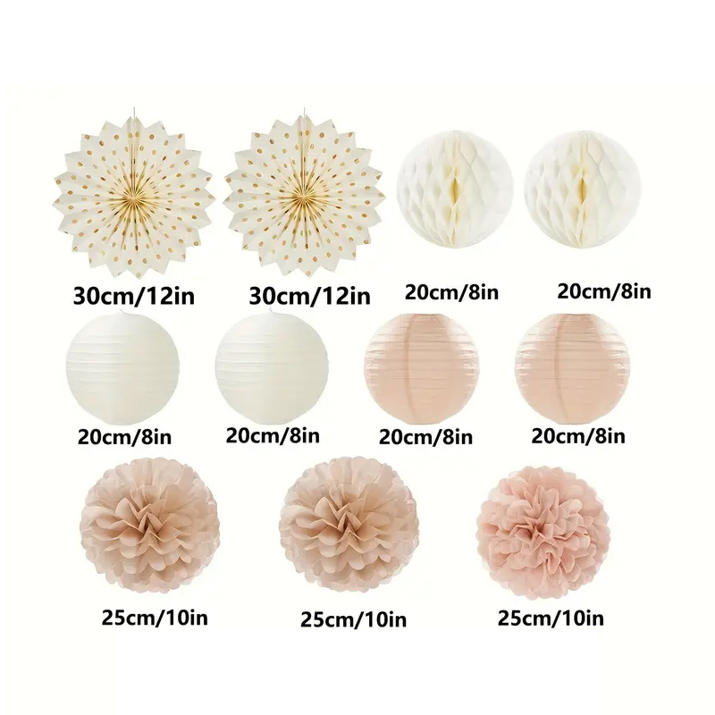 11Pcs Champagne Gold and Beige - Wedding Ceremony Supply review and price